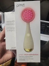 PMD Clean Redvolution Smart Facial Cleaning Device New In Box