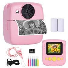 Instant Print Camera for Kids, Toys for 4-6 Year Old Girls Boys,Portable Todd...