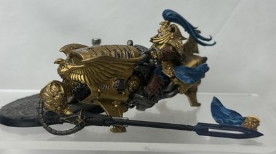 Warhammer 40k Adeptus Custodes Vertus Praetor Dawneagle Jetbike Painted Miniatur