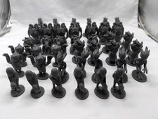 (40) SCS Monsters And Aliens RPG Sci-Fi Plastic Miniatures 1 1/2" - 2"