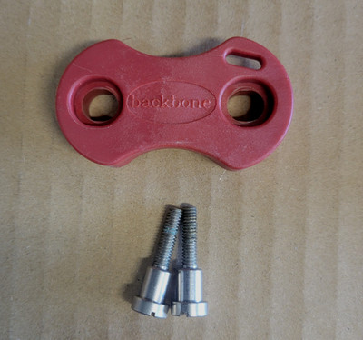 BACKBONE FISHING REEL SEAT CLAMP WITH SCREWS BRAND NEW