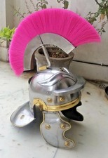 Roman Centurion Style Helmet 18G Steel Wearable Costume Replica Decor