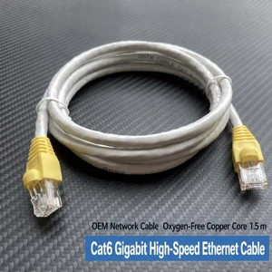 Cat6 Câble Ethernet RJ45 Gigabit LAN Cordage par lots UTP Câble réseau en cuivre 1.5m
