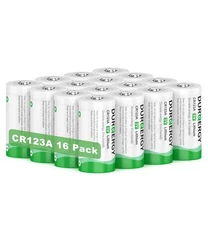 CR123A Lithium Batteries 16 Pack 3 Volt 123A Battery with 10 Year Shelf Life ...