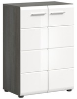 Xonox.Home Kommode Salsa Rauchsilber Nachbildung 60X85X37 Cm