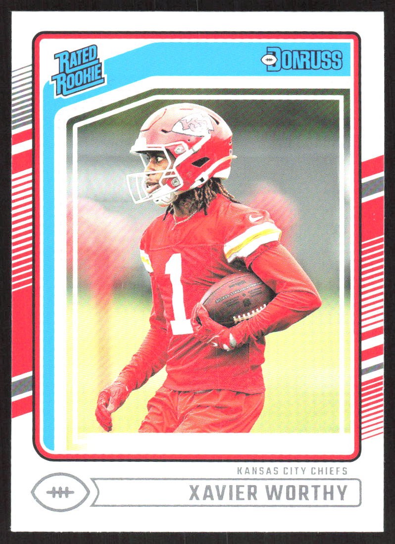 1664H 2024 Donruss #398 Xavier Worthy