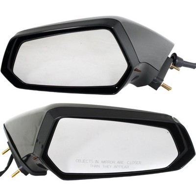 Mirrors Set Power Glass For 2010-2015 Chevrolet Camaro