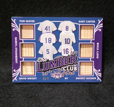 2024 Leaf Lumber Purple /9 Mets 6 Relic Seaver Carter Strawberry Wright