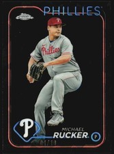 2024 Topps Sapphire Update Black Refractor 4/10 Michael Rucker #USCS140 GS1