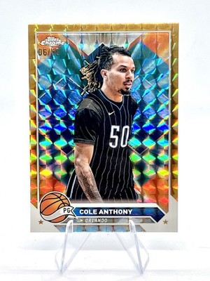 Cole Anthony 2023-24 Topps Chrome Gold Geometric /50 #62 Magic
