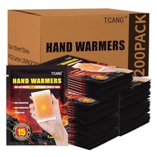 Hand Warmers Disposable 200 Count, Up to 15 Hours Heat, Portable for Hands