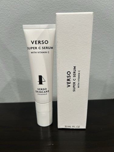 Verso Super C Serum mit Vitamin C - Volle Größe 1oz/30ml Neu im Karton