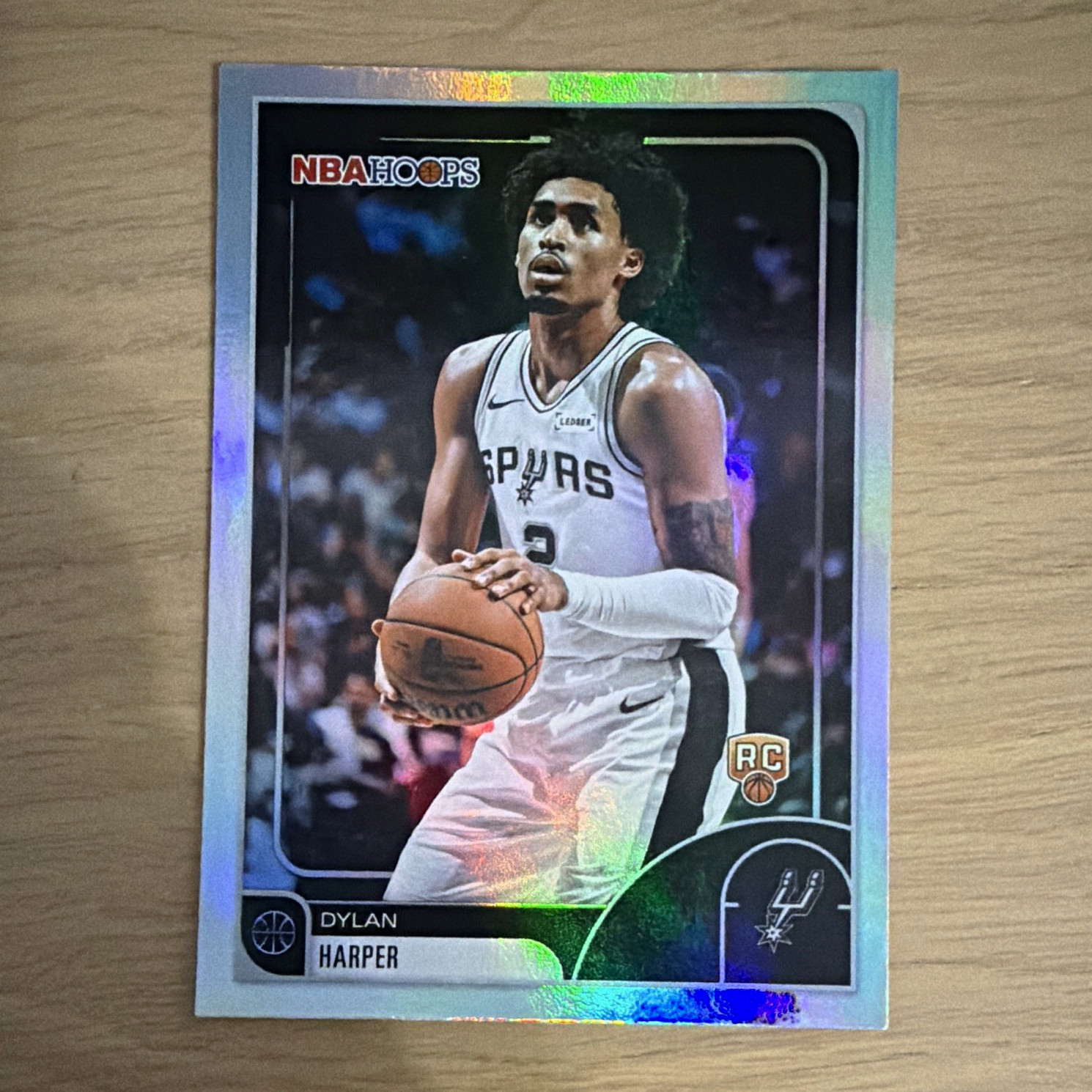 Topps 2025-26 NBA Hoops Dylan Harper San Antonio Spurs #7 Rainbow RC