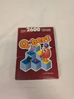 Q*bert (Atari 2600, 1988) Game, Box, and Manual - CIB CX 26150