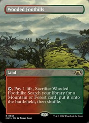 Wooded Foothills (Borderless) #361 - Modern Horizons 3 Foil