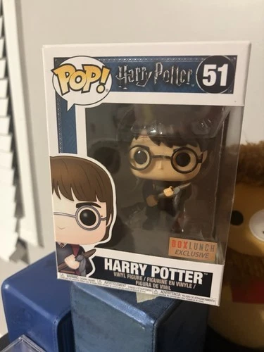 Funko Pop!! Movies: Harry Potter w/ Firebolt Broom #51 Box Lunch (2017)