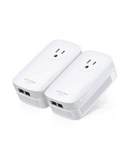NEW TP-LINK TL-PA9020P KIT TP-Link - AV2000 2-Port Gigabit Passthrough Powerline