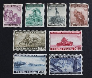 CKStamps: Poland Stamps Collection Scott#3K1-3K8 Mint H OG
