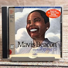 Mavis Beacon Teaches Typing Version 5 Windows 95 3.1 Vintage PC CD-ROM Mindscape