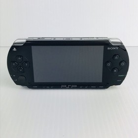 Sony PSP-1001 Black Console W/ Charger And Game - Tested & Working