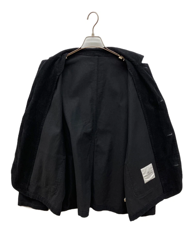 统一实验 CORDUROY 工作夹克 尺寸:3 黑色 男式 UE232001 — 第 3/4 张图片