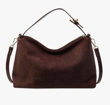 Slouchy Tote Bag Women Faux Suede