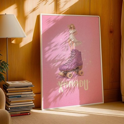 Xanadu 1980 Art Minimal Movie Kunstdruck | Filmposter | Leinwand & gerahmt