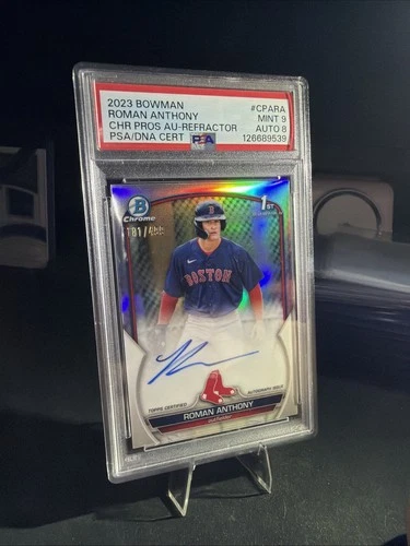 2023 Bowman Chrome Roman Anthony 1st Bowman Auto /499 PSA 9!
