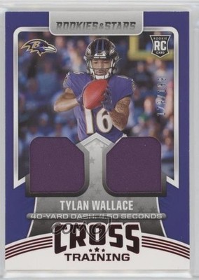 2021 Panini Rookies & Stars Cross Training Relics 179/199 Tylan Wallace RC 1e16