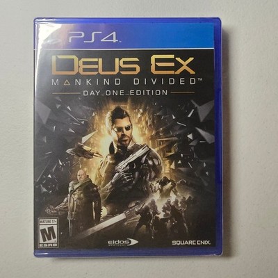 Deus Ex Mankind Divided Day One Edition PS4 Video Game Stealth RPG