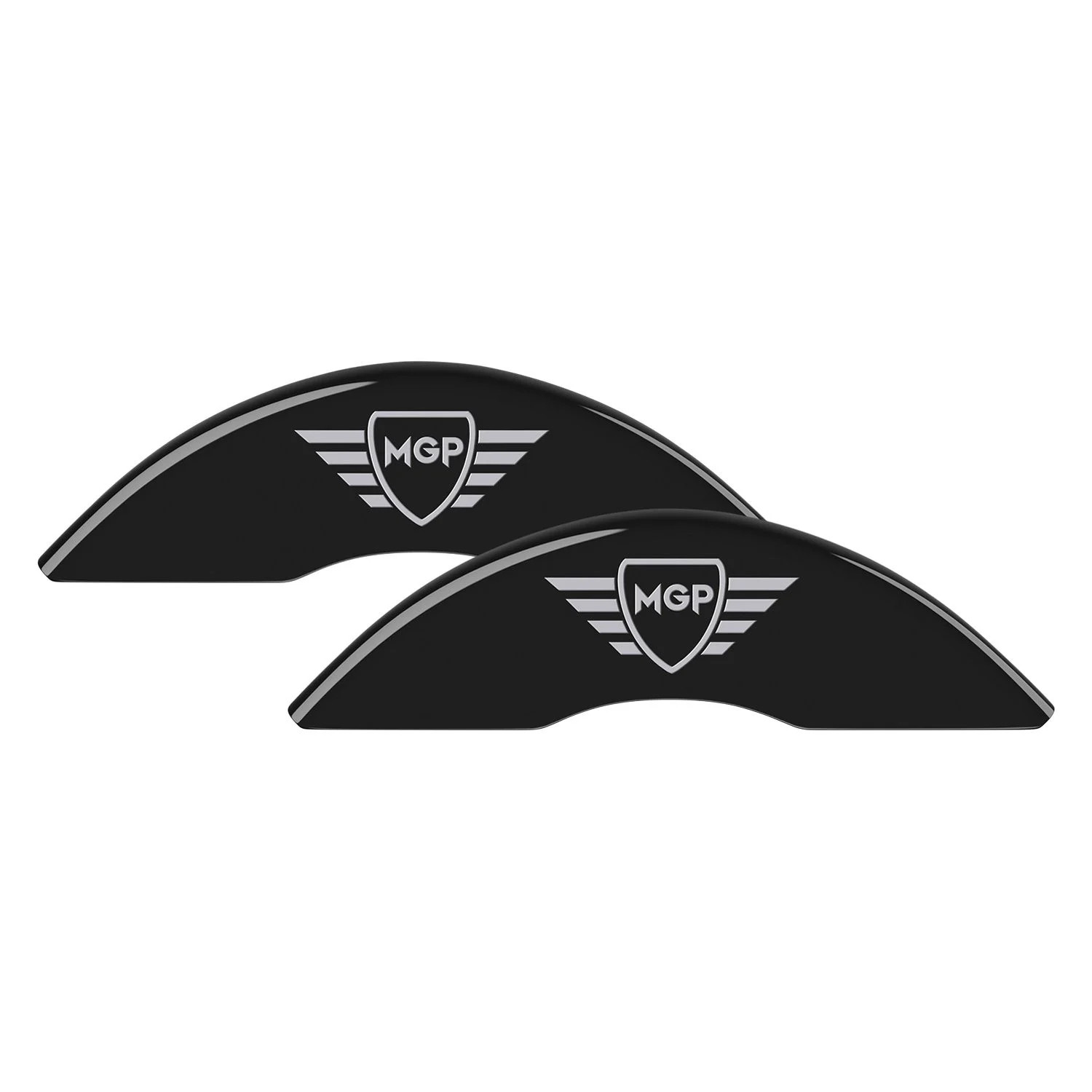 For Acura NSX 02-05 Gloss Black Caliper Covers w Engraving Full Kit, 4 pcs