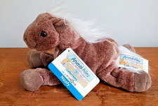 Animal Alley Plush Pony Horse Noofy Brown 6" Stuffed 2000 Toys R Us Vintage Tags