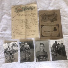 SPORT CICLISMO: LOTTO DI MATERIALE CARTACEO SUL CICLISMO DAL 1895