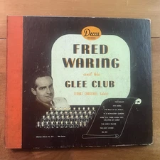 Fred Waring Glee Club Stuart Churchill Victrola Gramophone Vinyl 78 rpm RARE!