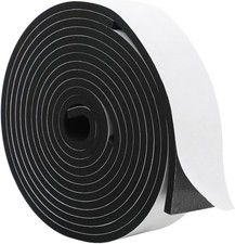 Weather Stripping Door Seal, 2 Inch Wide X 1/4 Inch Thick Adhesive Foam Tape ...
