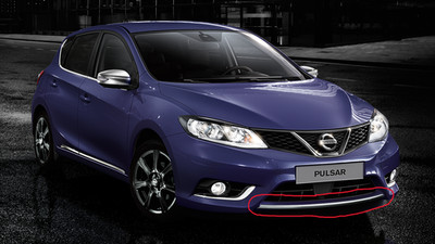 KE610-3Z52D Stylingleiste vorne schwarz Nissan Pulsar (C13)