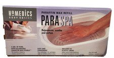 Homedics Body Basics ParaSpa Paraffin Wax 2 LBS Refill  20 Liners-NIOB