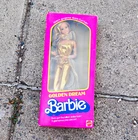 Mattel Golden Dream Barbie Fashion Doll 11in MPN 1874 1980 Boxed w/ Accessories