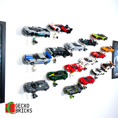 Wall Mount Display for LEGO Speed Champions