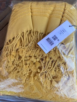 HELEN KAMINSKI GALA TERRY BEACH TOWEL NEW/TAG MEDALLION