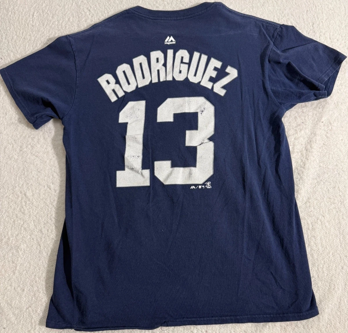 ​【MLB】ヤンキース A-Rod #13 ベースボールシャツ M ネイビー Alex Rodriguez Size M MLB Shirts for sale | eBay