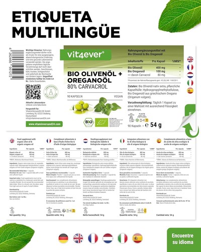Aceite de orégano ecológico con carvacrol 80mg. - Imagen 6 de 6