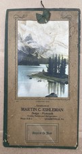 1936 Calendar Quarryville, PA Mount Paradise Isle Pa Mountain Landscape Art