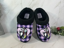 Disney Nightmare Before Christmas Jack Sally Slippers Size 6