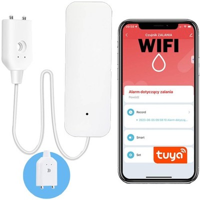 WLAN Wassermelder mit App   Wassersensor für TUYA/Smart Life   Wasserlecksens...