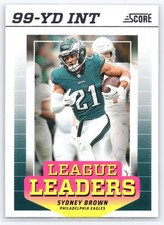 2024 Score #LL-SBN Sydney Brown League Leaders Philadelphia Eagles