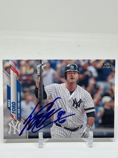 2020 Topps - Mike Ford #623 SIGNED New York Yankees