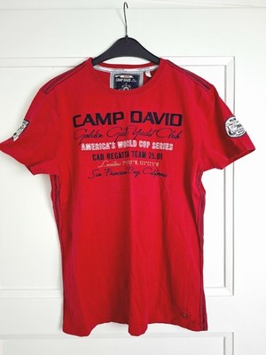 Camp David Herren T-Shirt M rot