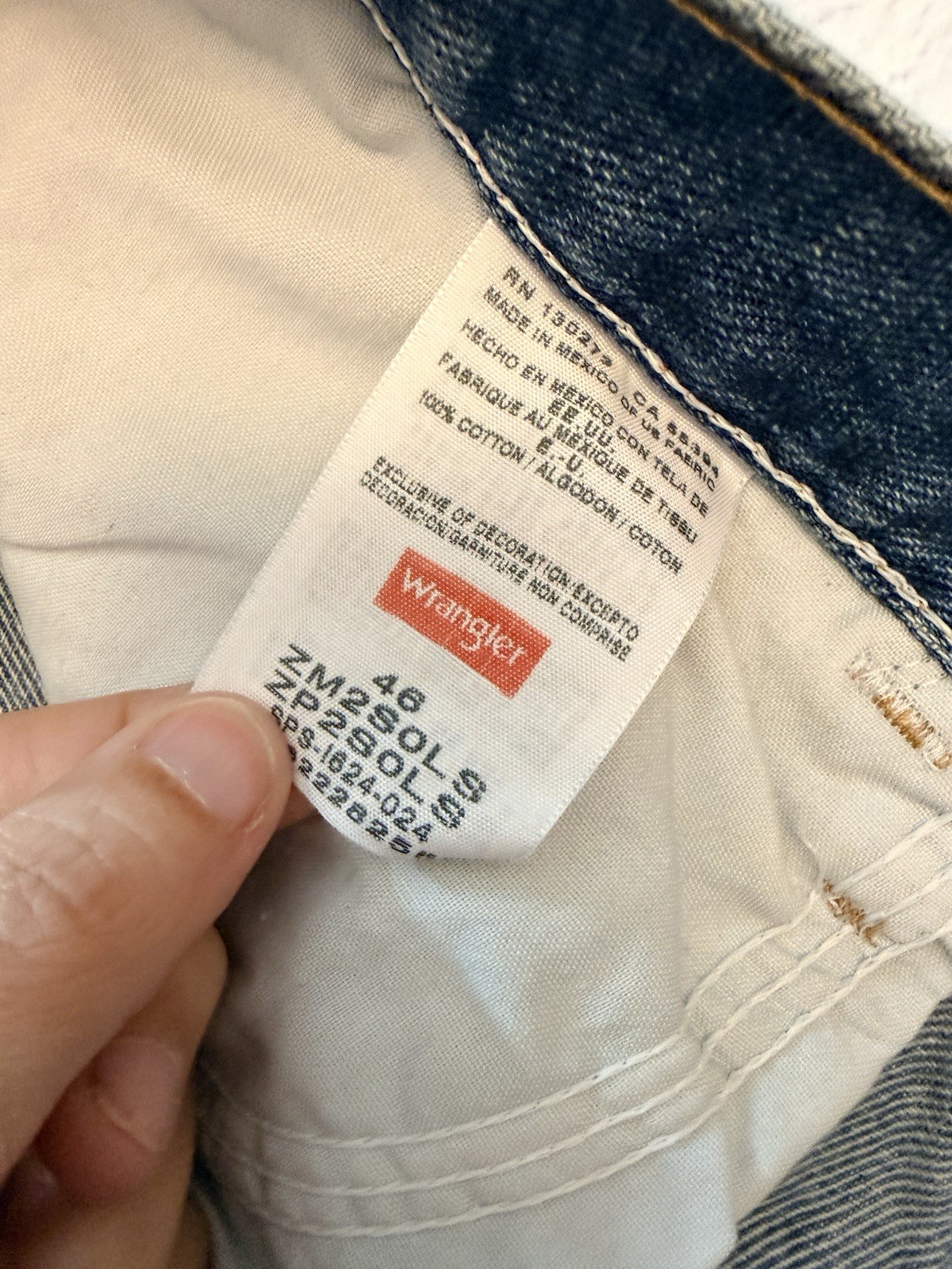 Wrangler Authentic Men’s Size 46 Denim Blue Jean 10” Inseam Shorts, NWT image 7