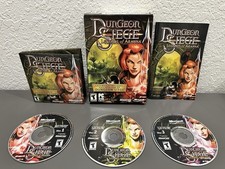 Dungeon Siege: Legends of Aranna PC Game CD-ROM 3 Set Disc w/ Manual & Box
